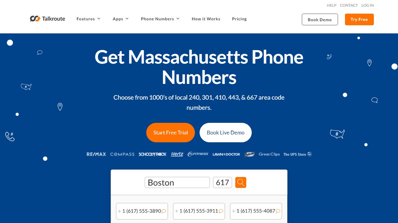 Massachusetts Phone Numbers - Local Area Codes 339, 351, 413, 508, 617 ...